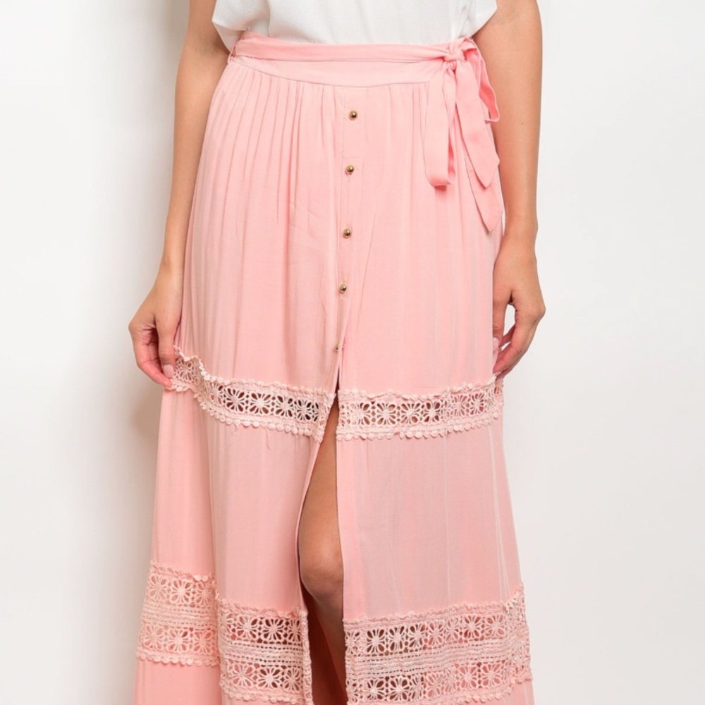 Crochet Maxi Skirt - Picture 3 of 6